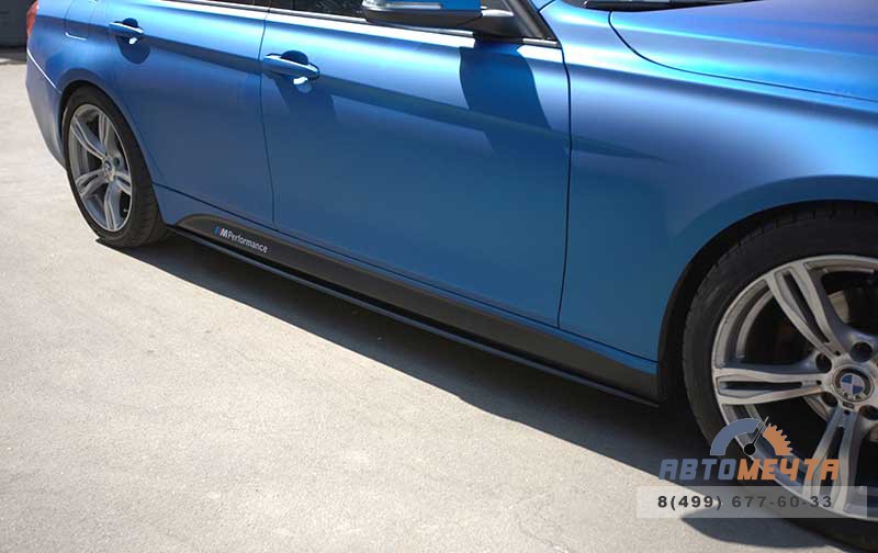 Накладки на пороги BMW 3 в стиле M-Perfomance Накладки на пороги BMW 3 в стиле M-Perfomance