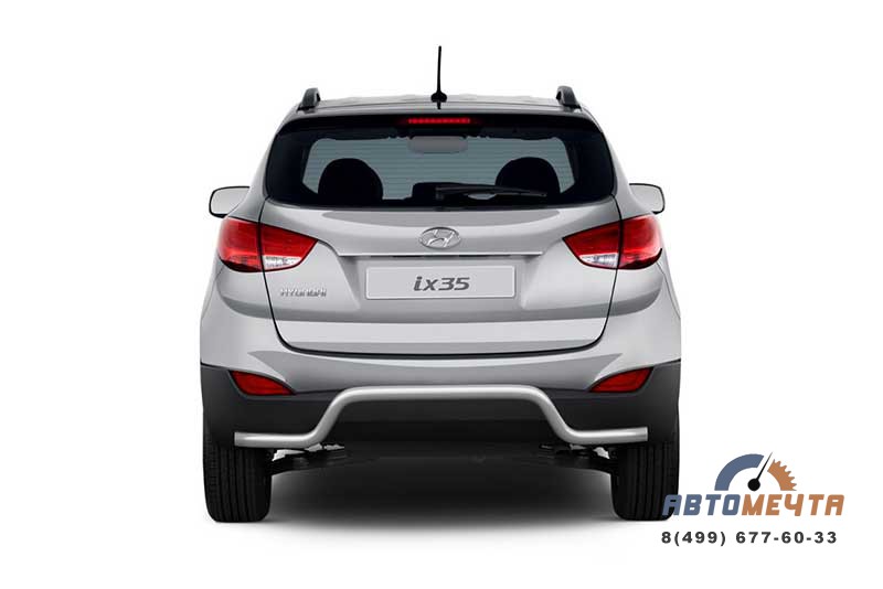 Защита заднего бампера Ø51мм Защита заднего бампера Hyundai IX35 2010-2015