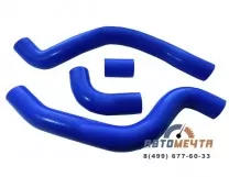 Комплект силиконовых патрубков радиатора ВАЗ 2110-2112 (с 16-клапанным двигателем, инжектор) (4 шт)