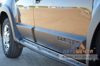 Молдинги дверей для Рено Дастер с надписью Duster 12-20 г.в.-0