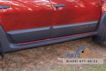 Молдинги дверей для Рено Дастер с надписью Duster 12-20 г.в.-3