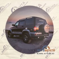 Бокс запасного колеса с виниловой наклейкой -22