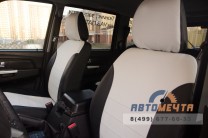 Авточехлы из экокожи в ассортименте УАЗ Патриот рестайлинг строчка РОМБ