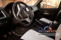 Авточехлы из экокожи в ассортименте для УАЗ Патриот рестайлинг-1
