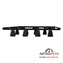 Багажник разборный для УАЗ Хантер (Алюминий, 8-ми опорный, 2,1х1,4м)-2