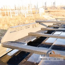 Багажник на крышу УАЗ Патриот на водостоки (оцинковка, ППК)-5