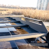 Багажник на крышу УАЗ Патриот на водостоки (оцинковка, ППК)-6