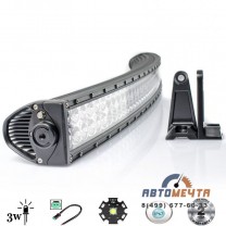 Балка светодиодная 2-рядная панорамная 240W 80 диодов CREE комбинированного света  108 см, 43