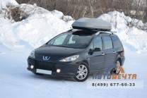 Автобокс на крышу Аэро Turino Sport 480 л ABS с двухсторонним открыванием -4