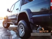 Бушвакеры УАЗ Патриот ПИКАП 160мм глянец, шагрень по 2014