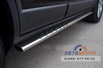 Пороги труба на Chevrolet Captiva 2012-0