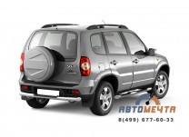 Защита порогов с накладками 63 мм для CHEVROLET NIVA 2009- -1 Защита порогов с накладками 63 мм для CHEVROLET NIVA 2009- -1