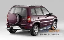 Защита порогов с алюминиевой площадкой 51 мм окрашенная для CHEVROLET NIVA 2009- Защита порогов с алюминиевой площадкой 51 мм окрашенная для CHEVROLET NIVA 2009-