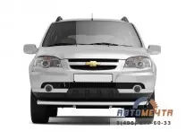 Защита переднего бампера одинарная 63 мм для CHEVROLET NIVA 2009- Защита переднего бампера одинарная 63 мм для CHEVROLET NIVA 2009-