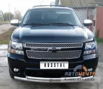 Защита переднего бампера на Chevrolet Tahoe 2008-2010