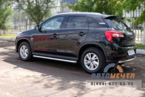 Пороги труба на Citroen C4 Aircross-1