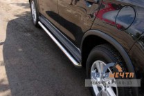 Пороги труба на Citroen C4 Aircross-0