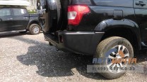 Усиленный задний композитный бампер УАЗ Патриот-2