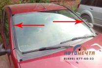 Дефлектор лобового стекла Рено Сандеро (2 шт)-0