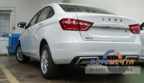 Накладка (диффузор) заднего бампера LADA Веста / SW-3