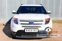 Защита бампера передняя на Ford Eplorer 2012-2