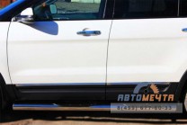 Пороги для Ford Eplorer 2012 обвес из нержавейки-2