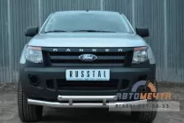 Защита переднего бампера на Ford Ranger 2012