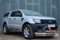Пороги труба для Ford Ranger 2012-3