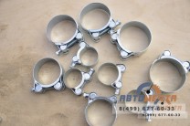 Хомуты силовые патрубков на ОТОПИТЕЛЬ УАЗ Патриот до 2012 МКПП (4 шт)