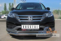 Защита переднего бампера для Honda CR-V d42_ 42 мм (секции)-0 Защита бампера передняя на Honda CR-V-0