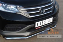 Защита переднего бампера на Honda CR-V-1