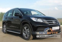 Защита переднего бампера на Honda CR-V-0