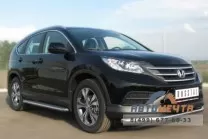 Защита переднего бампера на Honda CR-V