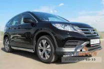 Пороги труба для Honda CR-V, нерж.