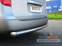 Защита заднего бампера для Hyundai H1 d76 мм (дуга)-0 Защита заднего бампера на Hyundai H1-0