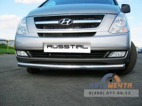 Защита переднего бампера на Hyundai H1-3