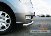 Защита переднего бампера на Hyundai H1-2
