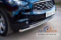 Защита переднего бампера для Infinity FX37-0