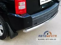 Защита заднего бампера для Jeep Liberty d63 мм (дуга) Защита заднего бампера для Jeep Liberty