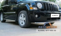 Защита переднего бампера для Jeep Liberty d42 мм (5 секций)-0 Защита переднего бампера для Jeep Liberty-0