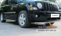 Защита переднего бампера для Jeep Liberty d42 мм (5 секций) Защита переднего бампера для Jeep Liberty