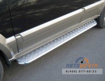 пороги на KIA Sorento 09-11, нерж-1