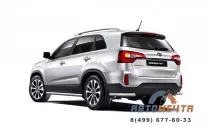 Защита заднего бампера угловая Ø63мм KIA SORENTO 2014- Защита заднего бампера угловая 63мм KIA SORENTO 2014-
