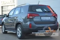 Защита заднего бампера для KIA Sorento