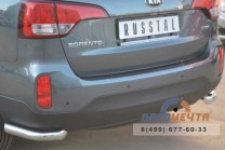 Защита заднего бампера на KIA Sorento-3