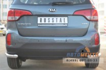 Защита заднего бампера на KIA Sorento-1