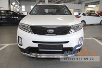 Защита переднего бампера 63/51мм KIA SORENTO 2014-	-1