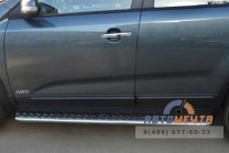 Защита порогов для KIA Sorento-3