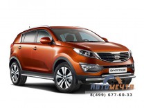 Пороги с алюм. площадкой KIA SPORTAGE 2010-2015	-0