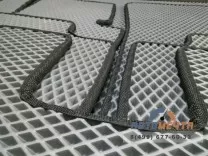 Коврики EVA Люкс Рено Логан комплект салон + багажник